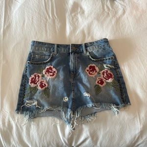 Free People flower skirt
